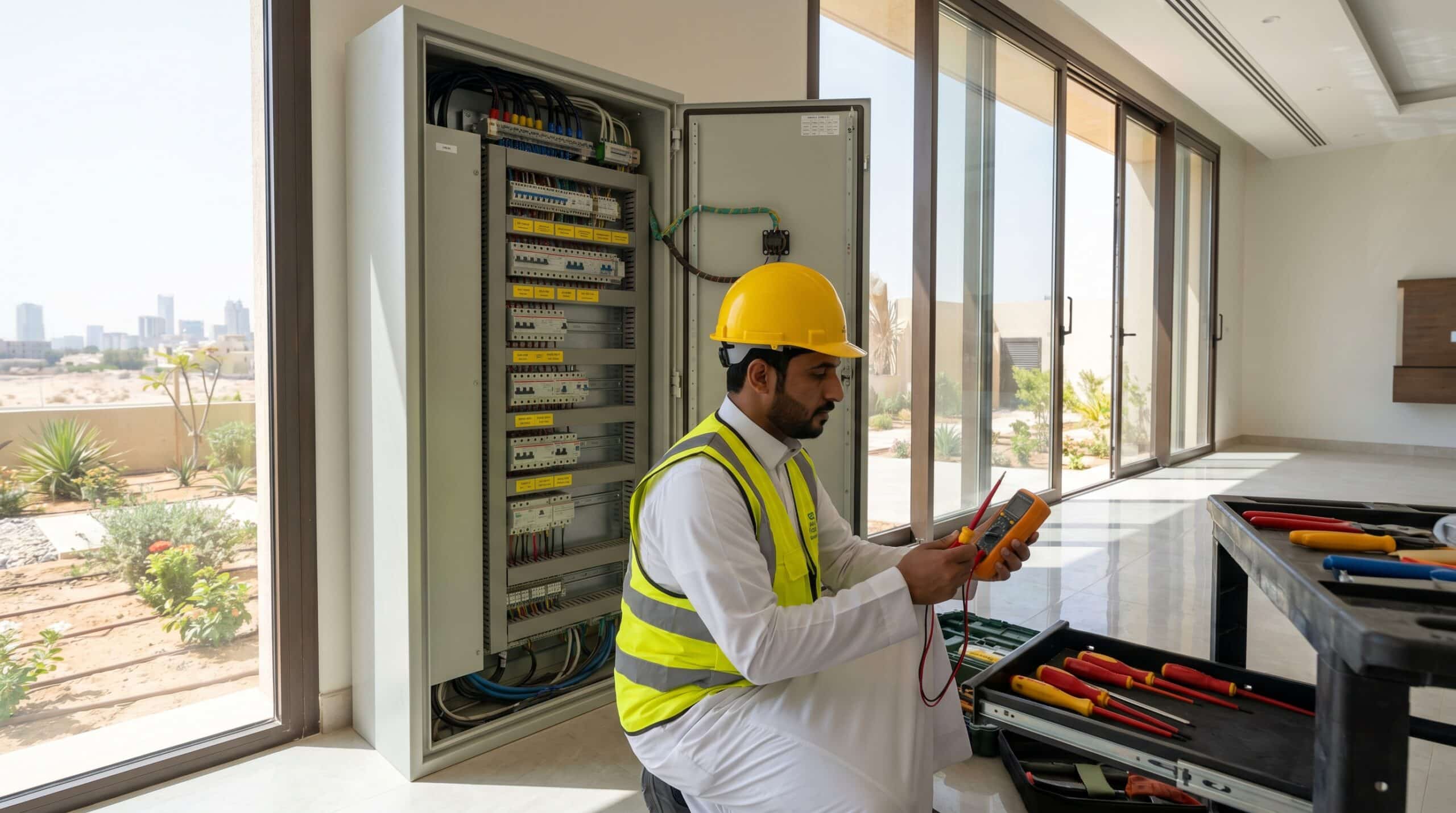 صورة توضيحية لـ سعر نقطة الكهرباء في السعودية في بيئة واقعية